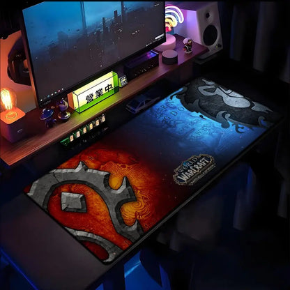 World of Warcraft Lich King -hiirimatto PC HD anime -pelitarvikkeet näppäimistön hiirimatto kannettavalle XXL pelikaappi työpöytä Mer -hiirimatto