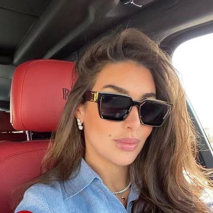 Cycling Brand Rectangle Sunglasses Men Women Luxury Shades Retro Square Sun Glasses Eyewear Trend Punk Eyeglasses For Male