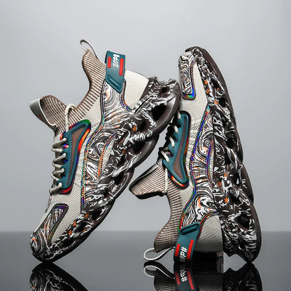 Chaussure Homme Chaussures de course respirantes pour hommes, baskets décontractées pour hommes, chaussures de tennis pour hommes, entraîneur de course, mocassins à la mode, luxe