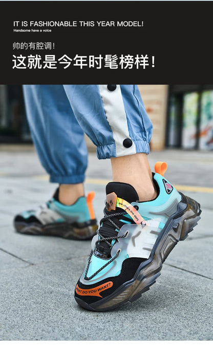 Herrskor Sneakers Herrskor för fritid Herrskor tennis Lyxskor Träningsskor Löpskor Andningsbara skor Modeloafers Löparskor för män