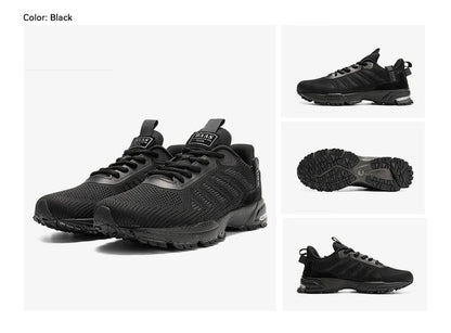 Baasploa Professional Running Shoes For Men Lightweight Men's Designer Mesh Sneakers Lace-Up Male Outdoor Sports Tennis Shoe