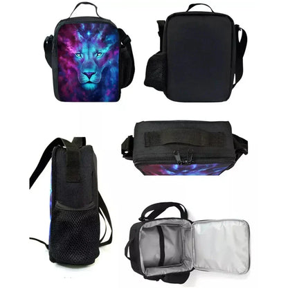 Saco Térmico Infantil de Grande Capacidade F-FortniteS Hot Game para Menino, Menina e Estudante, para Piquenique ao Ar Livre — Lancheira Térmica Reutilizável