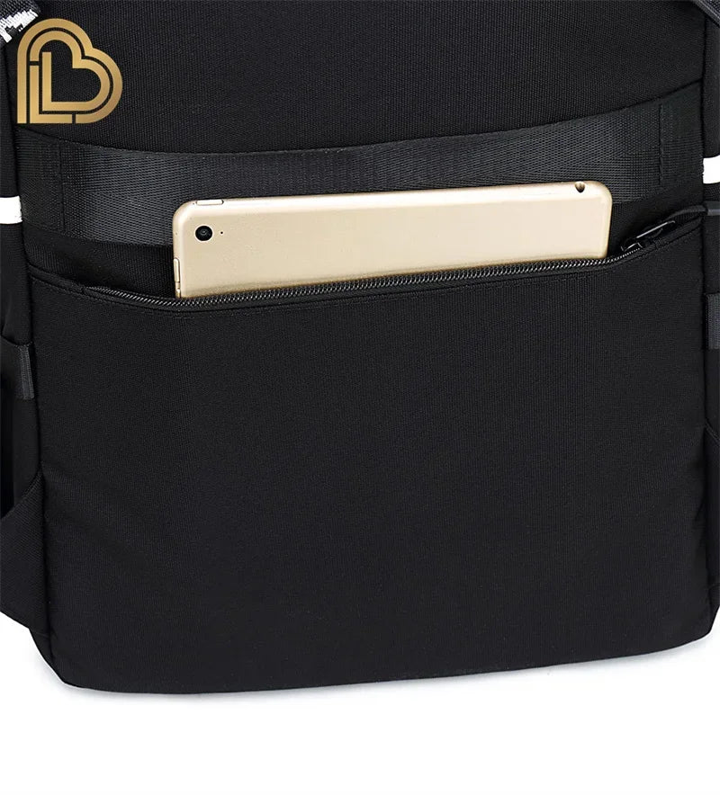 Ultima Knight F-Fortnited Battle Royale Backpack with USB Charging Anime Figures Study Stationery Compartment for Students