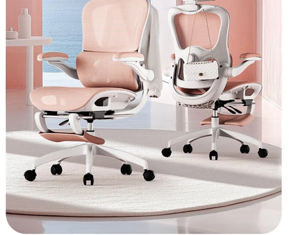 Massage Ergonomic Rattan Chair Folding Office Chaise Sihoo Leather Office Chair With Chairs for Living Room Weightless Desk