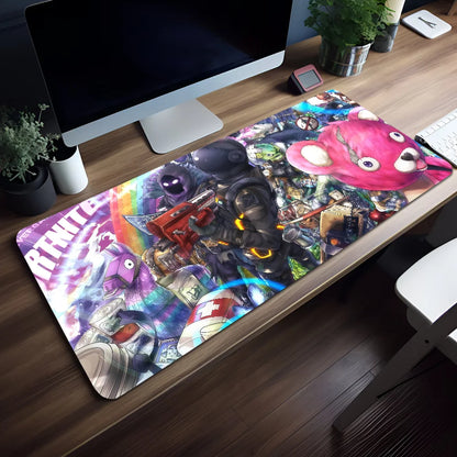 Mouse Pad Non-slip Game Lockedge Office Student Gaming Survival Thickened Large Writing F-FORTNITE Shooting Cushion MousePad