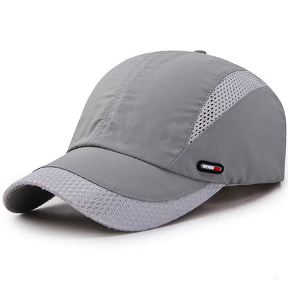 Summer Outdoor Sports Quick-Drying Mesh Baseball Cap Yuda Men Cap Simple Solid Color Hat