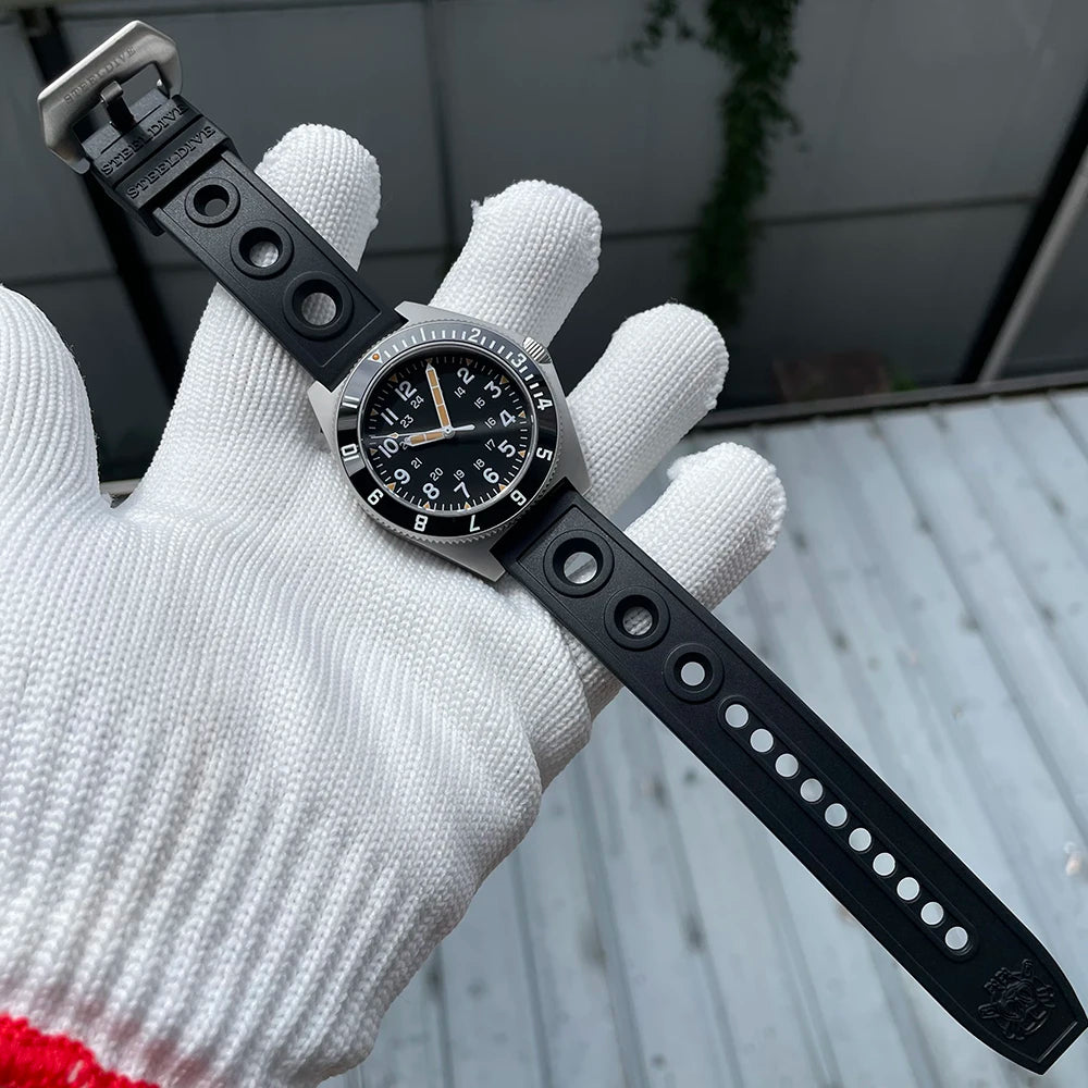 STEELDIVE SD1944 New In 45MM Stainless Steel Case 200M Waterproof NH35 Super Luminous Sapphire Glass Automatic Dive Watch