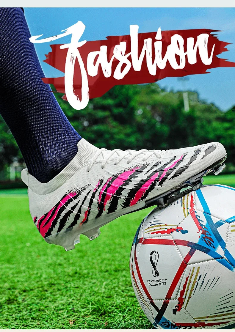 New Men Football Boots Sport Soccer Shoes Match Unisex Ultralight Cleats Comfortable Non-Slip Outdoor Adult Grass High-quality
