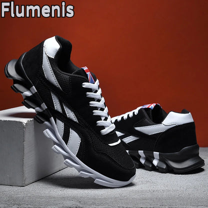 men's and women's running shoes breathable casual sneakers anti-slip vibration comfortable walking shoes 38-46