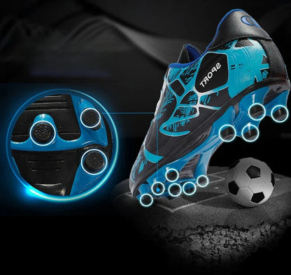 Chaussures de Football pour enfants, chaussures de Football pour garçons, Futsal, baskets d'intérieur rapides, crampons originaux, bottes de Football