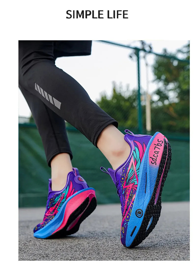 Running Shoes Carbon Board Men Marathon Sports Speciality Breathable Lightweight Women's Comfortable Athletic Outdoor Sneakers
