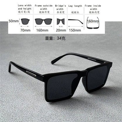 Vazrobe 160mm Oversized Men Sunglasses Polarized Black Sun Glasses for Male Unisex Large Big Fat Face XXL Size