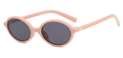 Cute Small Frame Oval Women's Sunglasses Sexy Leopard Retro Luxury Sun Glasses Ladies Fashion Shades Trends Eyewear Unique