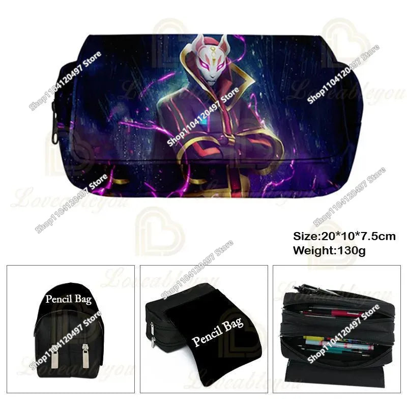 Fortnite School Bags Boys Girls Backpacks Large-capacity Knapsack High-quality Bookbags Fortnite Figure Laptop Bag Gift