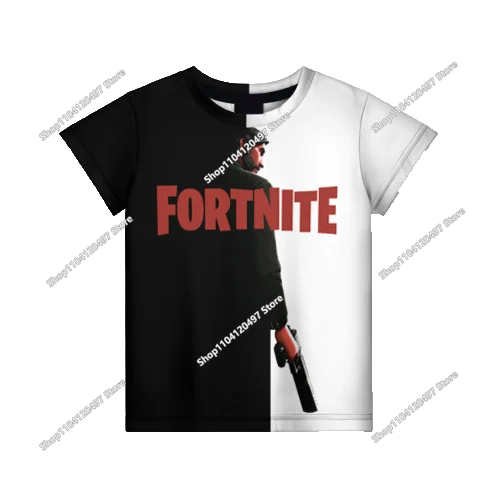 Summer Fashion Fortnite Mascot 3D Print Kids T-Shirt Casual T-shirt Boys Girls Unisex Children's Clothing T-shirt Tops
