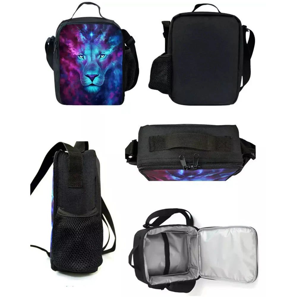 Hot-Game-Kinderrucksäcke mit Lunchbag und Federmäppchen, große Schultaschen für Schüler, Design F – FortniteS, für Jungen und Mädchen, ideales Geschenk