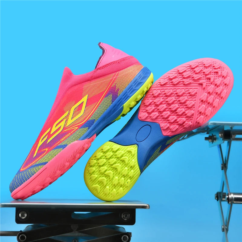 Chaussures de Football pour hommes, bottes de Football ultralégères pour adultes, crampons d'intérieur, antidérapants, Fg sur gazon, confortables, nouvelle collection