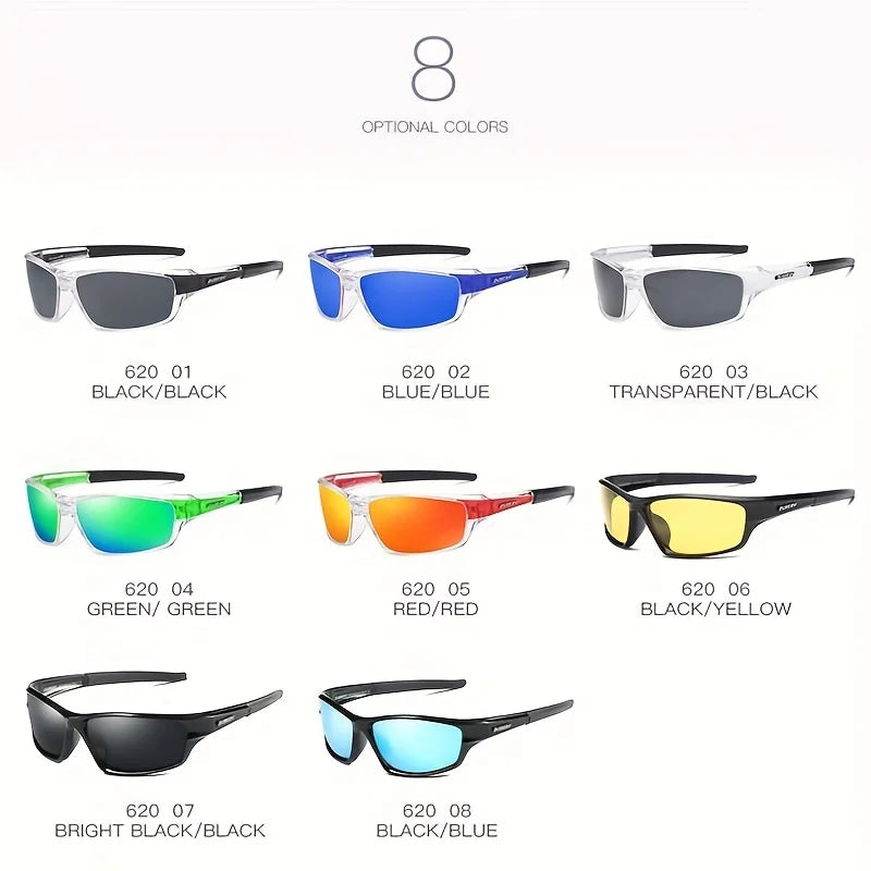 DUBERY Polarized UV400 Protection Sunglasses For Men And Women 8 Colors Model 620