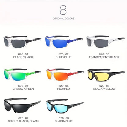 DUBERY Polarized UV400 Protection Sunglasses For Men And Women 8 Colors Model 620