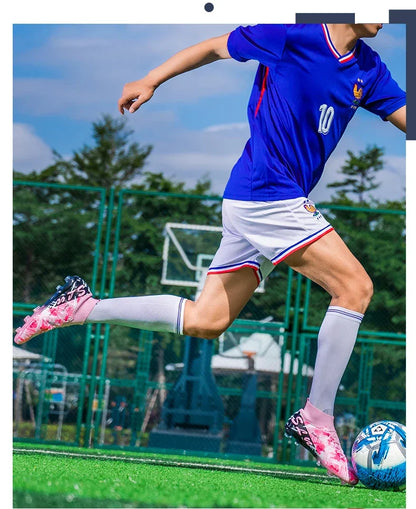 Chaussures de football montantes pour hommes, crampons professionnels pour terrain de football, baskets athlétiques pour adolescents, entraînement de football 2026