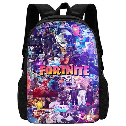 Child School Backpack with Shoulder Bag and Pencil Case School Bags for Hot Game Design Fortnite Boys and Girls Best Gift
