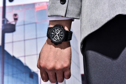 PAGANI DESIGN men’s quartz watches – Luxury sports chronograph, water-resistant, featuring luminescent hands and a sapphire crystal with anti-reflective coating