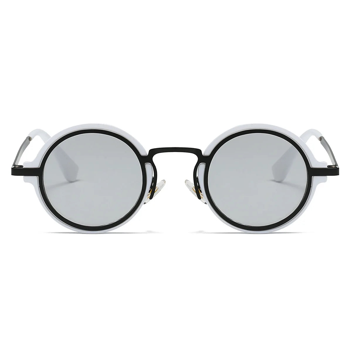 New Retro Small Round Frame Sunglasses for Men's Personalized Steampunk Outdoor Driving Sunglasses Street Photography
