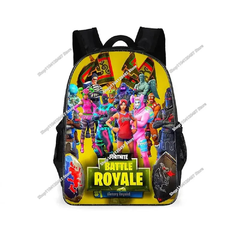 Fortnite School Bags Boys Girls Backpacks Large-capacity Knapsack High-quality Bookbags Fortnite Figure Laptop Bag Gift