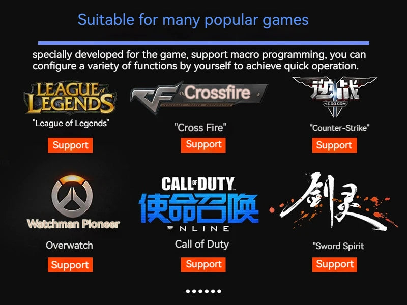 ZELOTES C18 Upright Mouse 11 Key Optical Mouse 10000DPI Support Programming Comfortable Gaming Mouse