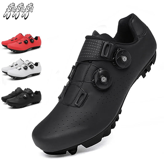 Professional Mountain Bike Cycling Shoes MTB Flat Cleat SPD Shoes Outdoor Self-Locking Big Size 47 Racing Bicycle Sneakers Men
