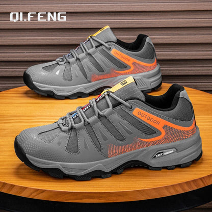New Outdoor Men's Shoes Men's Anti-Slip Mountaineering Shoes Travel Hiking Adventure Footwear Fashionable Casual Sneakers