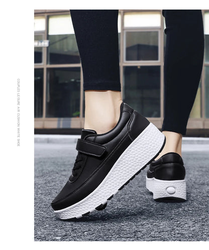 Fashion Flashing Roller Skates Shoes High Quality Roller Skates Boys and Girls Size 27-43 Wheel Sneakers