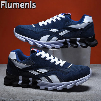 men's and women's running shoes breathable casual sneakers anti-slip vibration comfortable walking shoes 38-46
