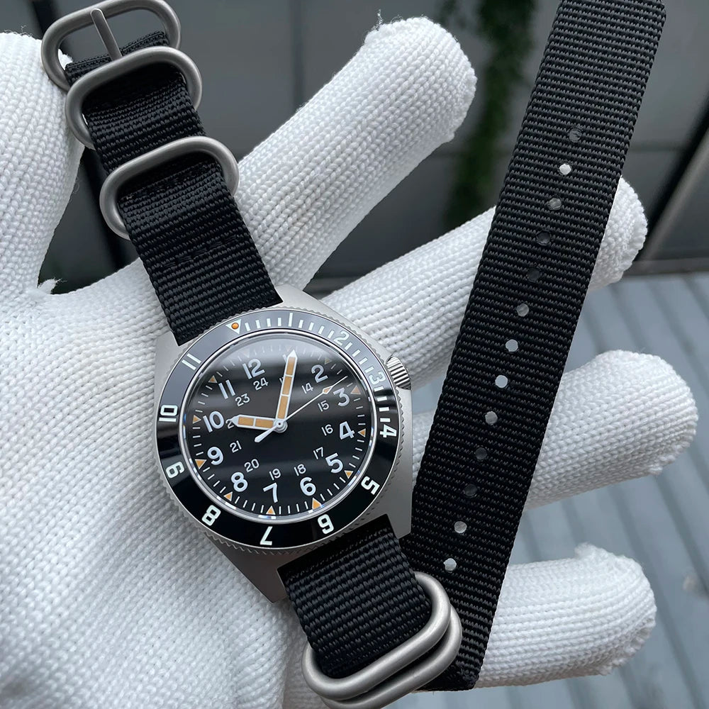 STEELDIVE SD1944 New In 45MM Stainless Steel Case 200M Waterproof NH35 Super Luminous Sapphire Glass Automatic Dive Watch