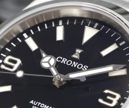 Cronos Luxury Men Watches 36mm Explore Climbing Series Couples Sport Watch NH35 PT5000Unisex Automatic Mechanical Watch 10Bar