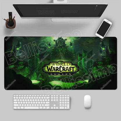 World Of Warcraft 90x40 suuri pelihiirimatto, pelipöydän alusta, Csgo-pelialusta, luonnonkumimatto, grande gamer XXL -tietokoneen hiirimatto