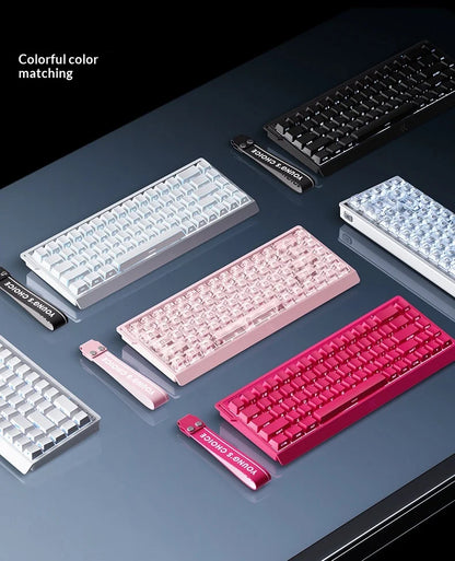MCHOSE ACE68 V2 Gaming Keyboard Hall Effect 0.001MM RT 8kHz Polling Rate Hot Swappable Support 16K/128K/256K Scan Rate RGB DKS