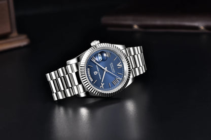 PAGANI DESIGN Luxury Men Watch Sapphire mirror Luminous Stainless Steel Watch Week Date Mechanical Waterproof ST16 Man watch