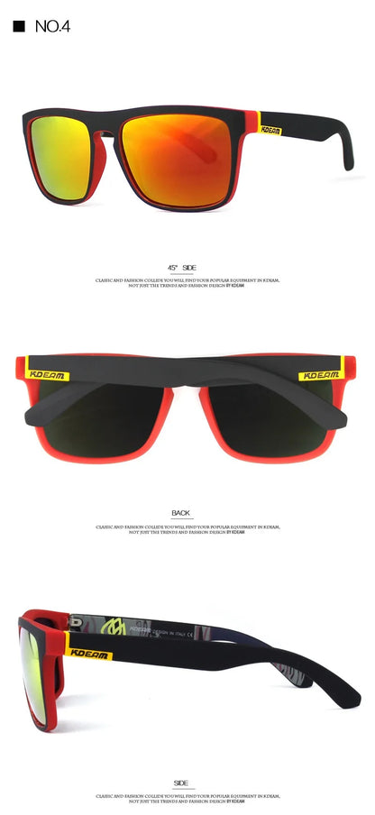 Outdoor Sport Square Myopia Lens Prescription Sunglasses Men Polarized Driving Anti-Glare Myopes Lunettes 0 -0.5 -0.75 To -6.0