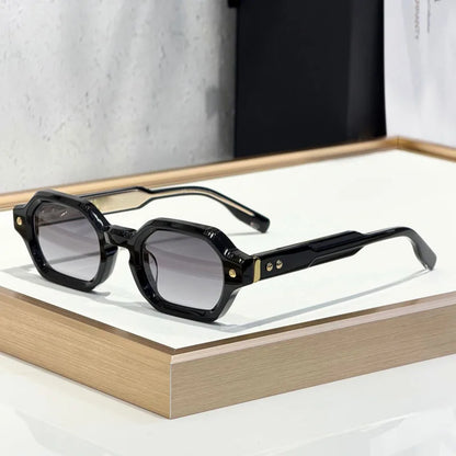 High Quality Sunglasses Project 05 with NFC Chip Rectangle Thick Acetate Handmade Luxury Design UV400 for Men Women Eyeglasses