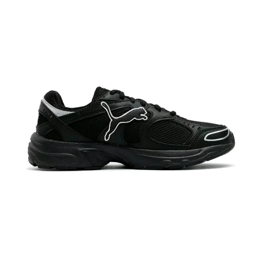 Chaussures de course basses unisexes PUMA Axis noires – élégantes, confortables et antidérapantes, idéales pour un usage sportif et décontracté 368465-21