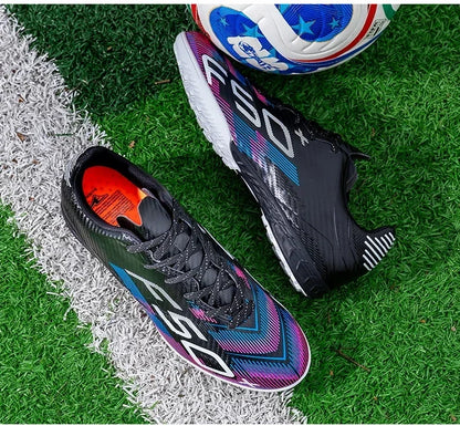 Nouvelles chaussures de football pour hommes, chaussures d'entraînement, baskets professionnelles, chaussures de match sur gazon, chaussures de football antidérapantes pour l'extérieur, chaussures de sport ultralégères,