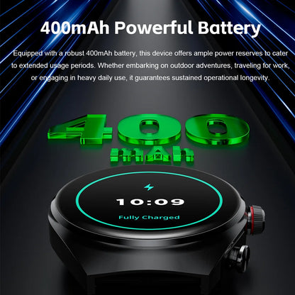 2026 New Smart Watch 2 in 1 With Earphone Smartwatch Bluetooth Call Men Watch Track Heart Rate Monitor Play Music SmartWatch