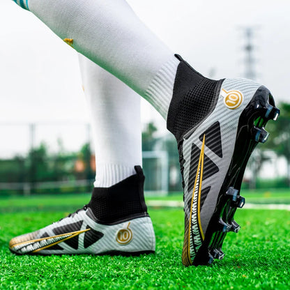 Chaussures de football pour hommes, chaussures de football professionnelles originales, résistantes, respirantes, de haute qualité, antidérapantes