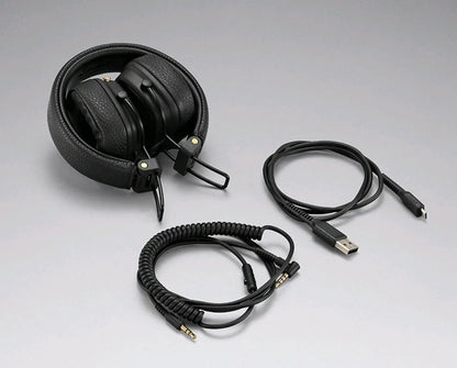 Marshall Major III Wireless Bluetooth Headphones – Deep Bass, Noise Cancelling, Foldable Over-Ear Headset with Microphone