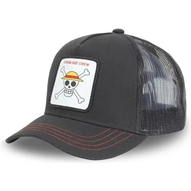 Czapka baseballowa LUFFY do sportów na świeżym powietrzu – wiosenna i letnia moda, haftowana, regulowana, dla mężczyzn i kobiet – modna czapka outdoorowa w stylu hip-hopowym
