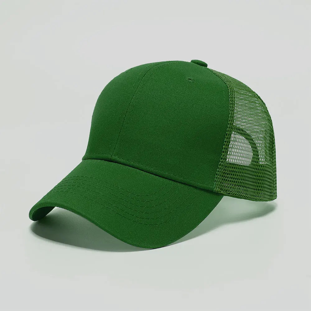 Gorras de béisbol al por mayor para hombre, gorras casuales, gorras de malla para mujer, gorras unisex con logotipo personalizado, gorras bordadas
