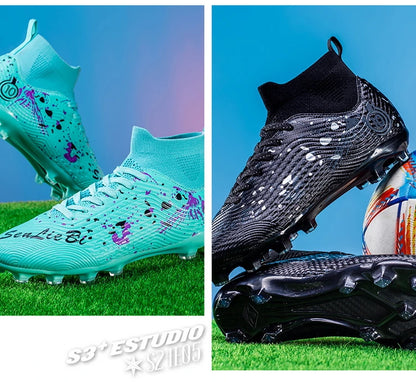 Botas de fútbol de alta calidad para hombre, zapatillas de fútbol para niños y adolescentes, botas de fútbol para niños, zapatillas deportivas unisex de fútbol