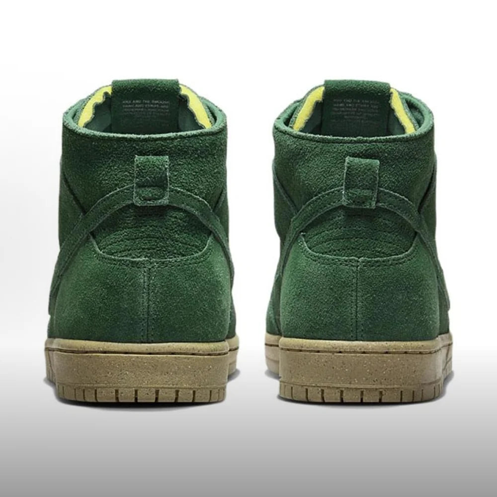 Nike Dunk SB Dunk High – inspirowane stylem retro, modne, antypoślizgowe, wytrzymałe, półwysokie, codzienne trampki DQ4489-300