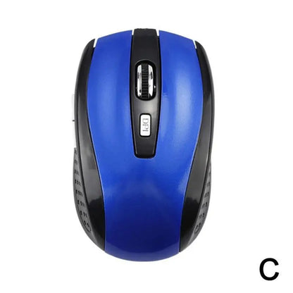 Ratón inalámbrico óptico 2.4GHz con receptor USB para gaming, 6 botones, para ordenador PC, portátil y accesorios